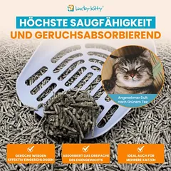 Lucky Kitty kraikas katėms "Natur Pur" - Sensitiv, 2 x 3 kg — 3 nuotrauka