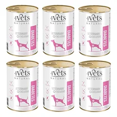 4Vets Dog Diabetes 6x400g  