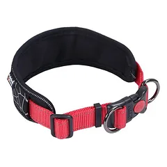 Rukka® Halsband Cube Soft, rot / schwarz nuotrauka