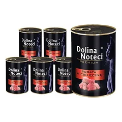 DOLINA NOTECI Premium su veršiena suaugusioms katėms 12x400 g