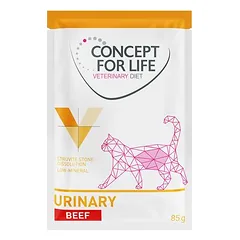 Concept for Life Veterinary Diet Urinary su jautiena, drėgnas maistas katėms — 2 nuotrauka