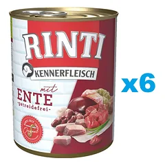 RINTI Kennerfleisch Duck antis 6x400 g — 1 nuotrauka