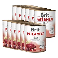 BRIT PATE & MEAT BEEF 12x800g