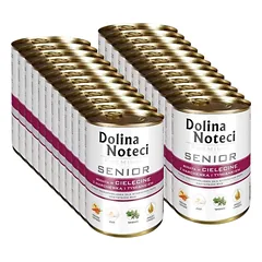Dolina Noteci PREMIUM Senior veršiena su morkomis ir čiobreliu 24x400g