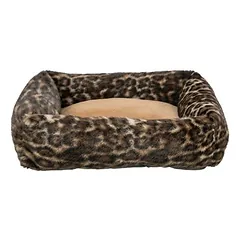 Trixie guolis katėms ir šunims Leo su pliušiniu kraštu, leopardo rašto, Vidutiniams 3–5 kg — 2 nuotrauka