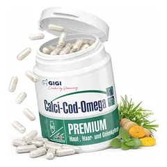 GIGI Calci Cod Omega kaps. N90 šunims/katėms parduotuvėje zooplus.de