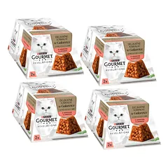 GOURMET Revelations Delikatesiniai gabalėliai lašišos drebučiuose 8x57g