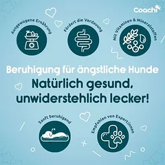 Coachi Natural Calming Treats natūralūs raminamieji skanėstai šunims — 5 nuotrauka