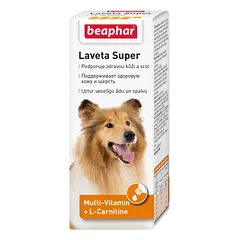 Vitaminizuotas maisto papildas šunims: Beaphar Laveta Super šunims, 50 ml