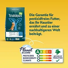 Yarrah Bio su ekologiška vištiena ir žuvimi, sausas maistas katėms, 1,5 - 2,9 kg — 4 nuotrauka