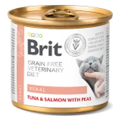 Brit GF Veterinary Diets Renal drėgnas maistas katėms su inkstų nepakankamumu, 200 g