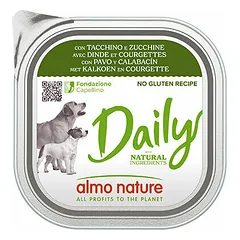Almo Nature Daily Dog tītars ar kabaci 300 g - konservi suņiem