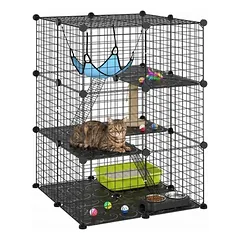 PawHut Katzenkäfig