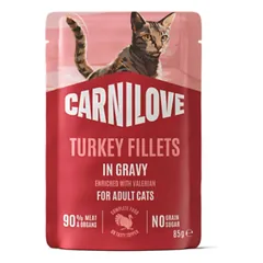 CARNILOVE Gravy rich in Turkey enriched with Valerian konservai katėms 85 g nuotrauka