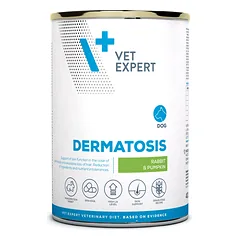VetExpert Veterinary Diet Dermatosis dog Rabbit&Pumpkin 400g kons.