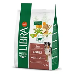 Libra Dog Adult su jautiena, sausas maistas šunims