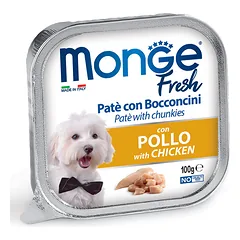 Monge Fresh – Wet Dog Alu Pate & chunkies chicken 100 g