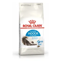 ROYAL CANIN Indoor Long Hair 10 kg sauso ėdalo suaugusioms ilgaplaukėms katėms, laikomoms tik namuose