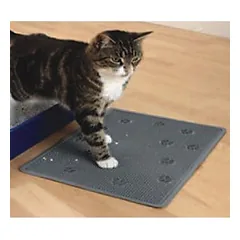 Cat litter mat rubber Grey 33x43CM — 2 nuotrauka