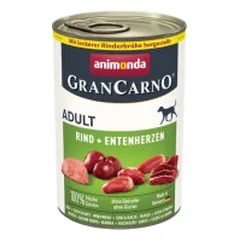Animonda GranCarno konservai su jautiena ir ančių širdelėmis šunims