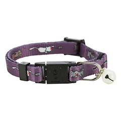 Trixie Kitten collar nailoninis antkaklis kačiukams, reguliuojamas, su saugos sagtimi ir varpeliu — 2 nuotrauka