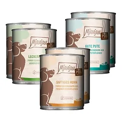 MjAMjAM grynas mėsos skonis, drėgnas maistas šunims 6 x 800 g — 5 nuotrauka