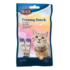 Trixie kreminis skanėstas katėms su krevetėmis, 5 x 14 g