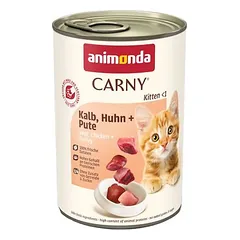 animonda Carny Kitten 12 x 400 g, drėgnas maistas kačiukams — 4 nuotrauka