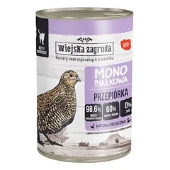 Wiejska Zagroda Cat Monoprotein drėgnas maistas katėms 12 x 400 g, 400 - 499 g — 2 nuotrauka
