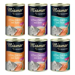 Miamor Trinkfein Vitaldrink, papildas katėms 6 x 135 ml, Tunas — 5 nuotrauka