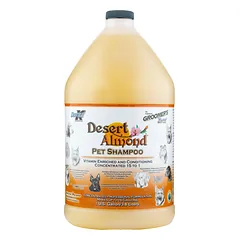 Double K Desert Almond - migdolų šampūnas ilgam ir tankiam šunų, kačių ir arklių kailiui, koncentratas, 3,8L — 2 nuotrauka