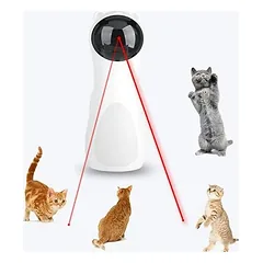 Zoomtopia Jouet laser automatique pour chat trajectoire aléatoire