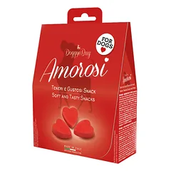 DoggyeBag AMOROSI Minkštos širdelės 1.7x2.5x1cm 90g (pak6)