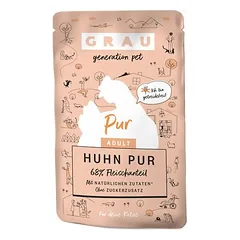 GRAU Adult begrūdis drėgnas maistas katėms, ekonominė pakuotė 32 x 125 g — 2 nuotrauka