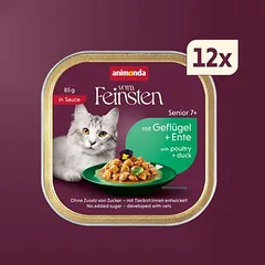animonda Vom Feinsten Senior padaže 12 x 85 g, drėgnas maistas katėms