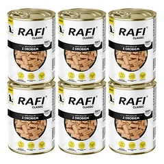 RAFI Classic Vištiena padaže 6x1240 g drėgnas maistas visų veislių šunims