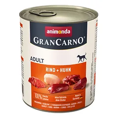 Animonda Grancarno Adult 800 g suaugusių šunų konservai su jautiena ir vištiena