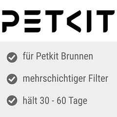 Petkit girdymo fontano keičiamas filtras 3.0, 5 vnt. — 2 nuotrauka