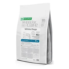 Nature's Protection Superior Care visų dydžių ir amžiaus grupių baltakailių šunų sausas pašaras su baltos žuvies baltymais ir ryžiais, 10 kg — 4 nuotrauka