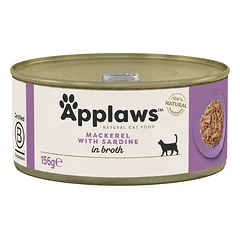 APPLAWS Cat Tin 156 g kačių šlapias maistas su skumbrėmis ir sardinėmis