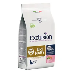 Exclusion Urinary dietinis sausas pašaras katėms su kiauliena, žirniais, ryžiais, 300 g
