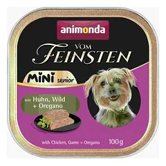 ANIMONDA Vom Feinsten mini senior vištiena/medžioklės laimikis/raudonėlis  100 g