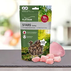 Platinum Stars Turkey skanėstai šunims su kalakutiena 185 g — 2 nuotrauka