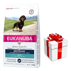 Eukanuba Breed Specific Adult Dachshund 2,5kg  + STAIGMENA ŠUNIUI