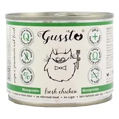 GUSSTO Cat Fresh Chicken konservai katėms su šviežia vištiena, 200 g