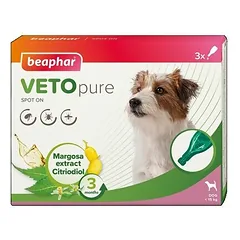 Beaphar Dog Veto Pure Spot On (S-M) <15 kg N3