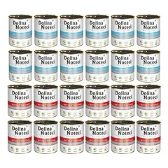 DOLINA NOTECI Premium įvairių skonių rinkinys su jautiena ir ėriena 24x800 g