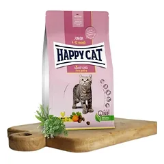 Happy Cat visavertis pašaras jaunoms katėms su paukštiena Junior LandGeflugel, 1,3 kg