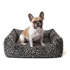 PAW WOW Hundebett LEONIE Beige-Schwarz
