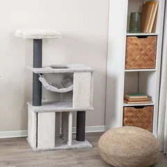 Trixie draskyklė katėms Juliano, pilka / juoda — 2 nuotrauka